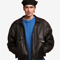 Leather Rockerman Jacket